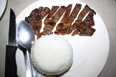 This rice meal from Timeout Resto was delish.