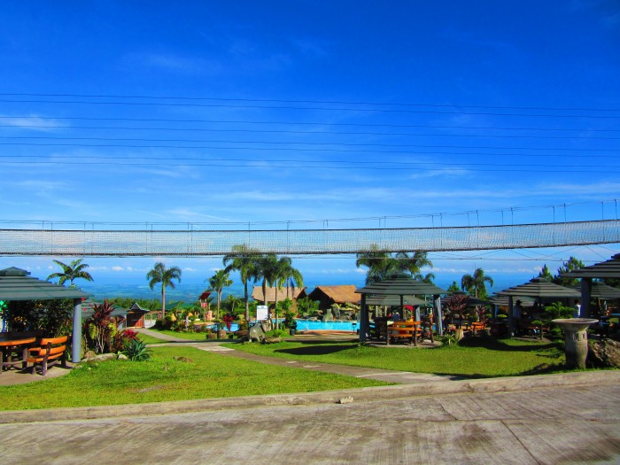 The ;plains of Bacolod City and Talisay City could be seen from Campuestohan.