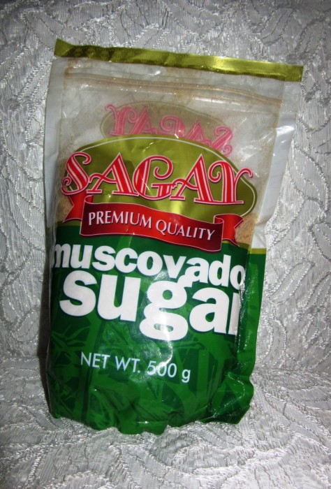 Muscovado sugar.