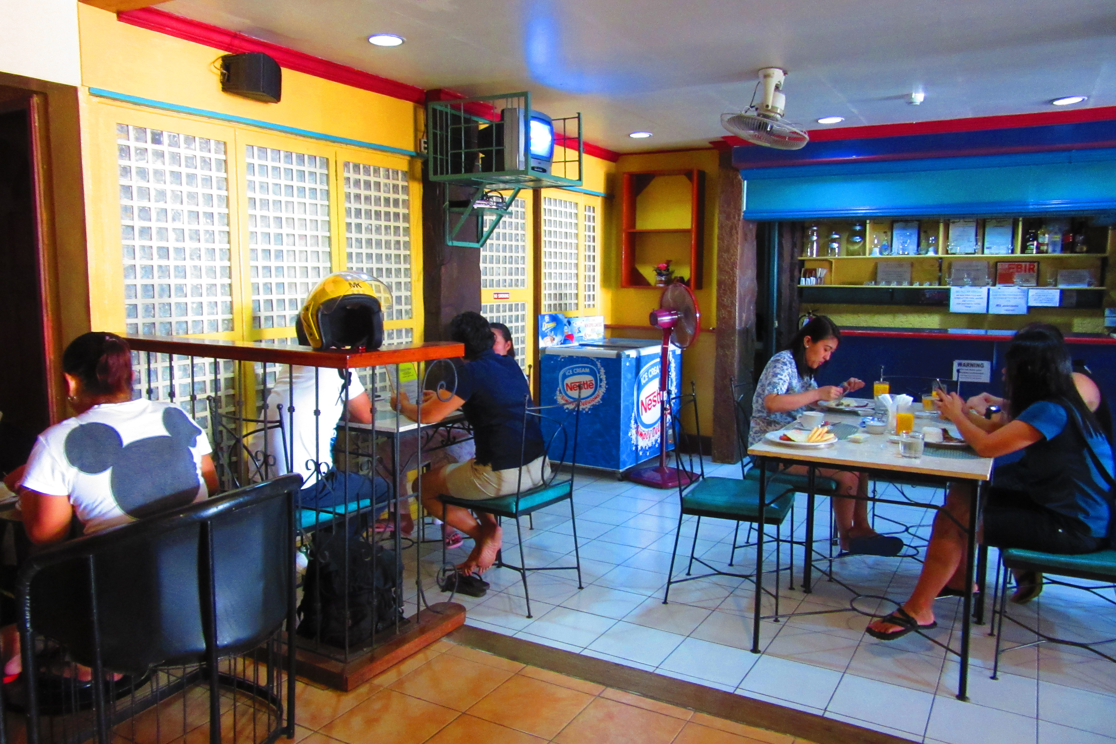 The coffee shop.