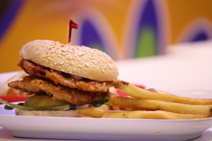 The sandwich.