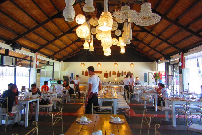 The interiors of Mely's Garden.