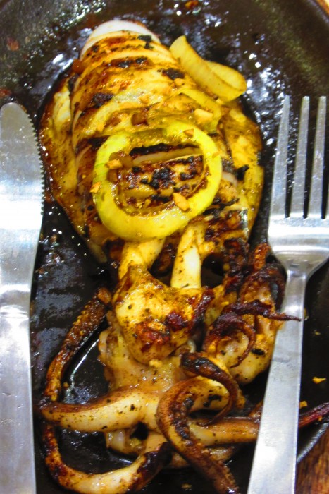 The Sizzling Squid is really soft.