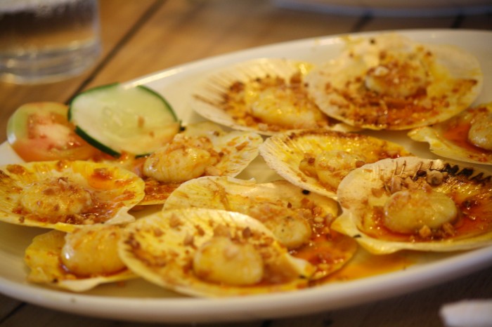 The scallops are a must-try.