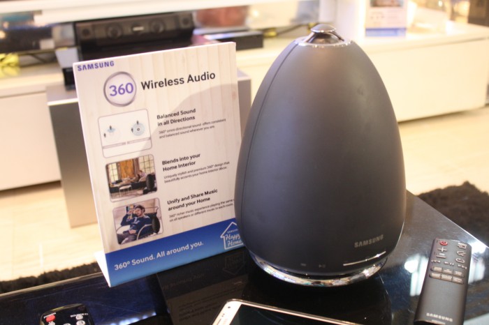 360-degree sound system.