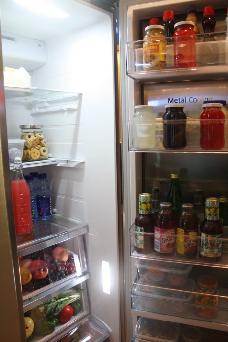 The refrigerator is the top of its line.