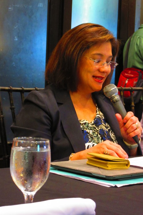SLAMCI President Valerie Pama
