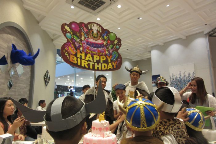 Its a Viking birthday party!
