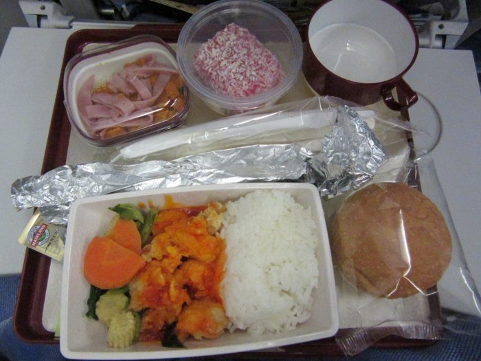 In-flight meal