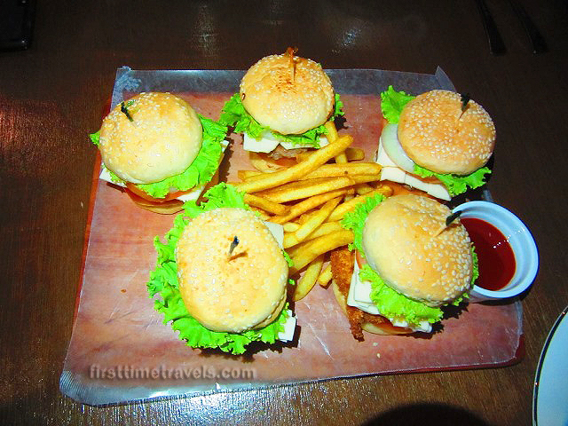 Tent Five burgers