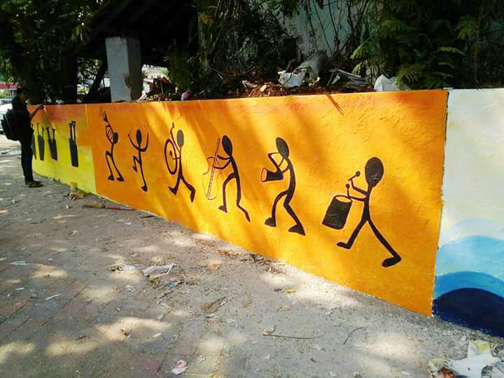 Compassionate Kozhikode wall activity