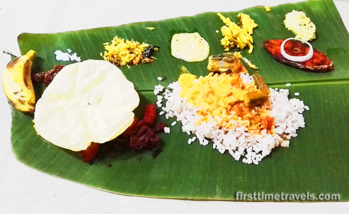 Sadhya feast in Kerala