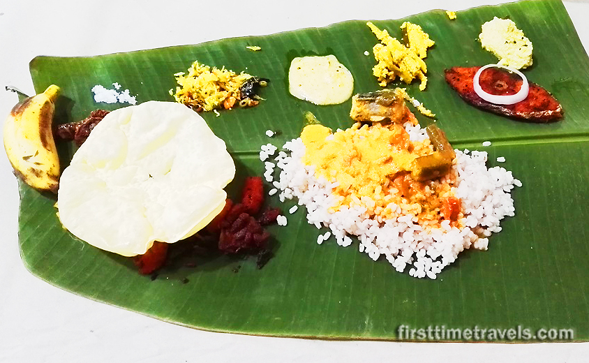 Sadhya feast in Kerala