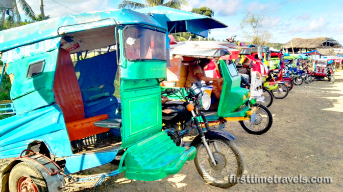 Tricycle in Camotes Islands