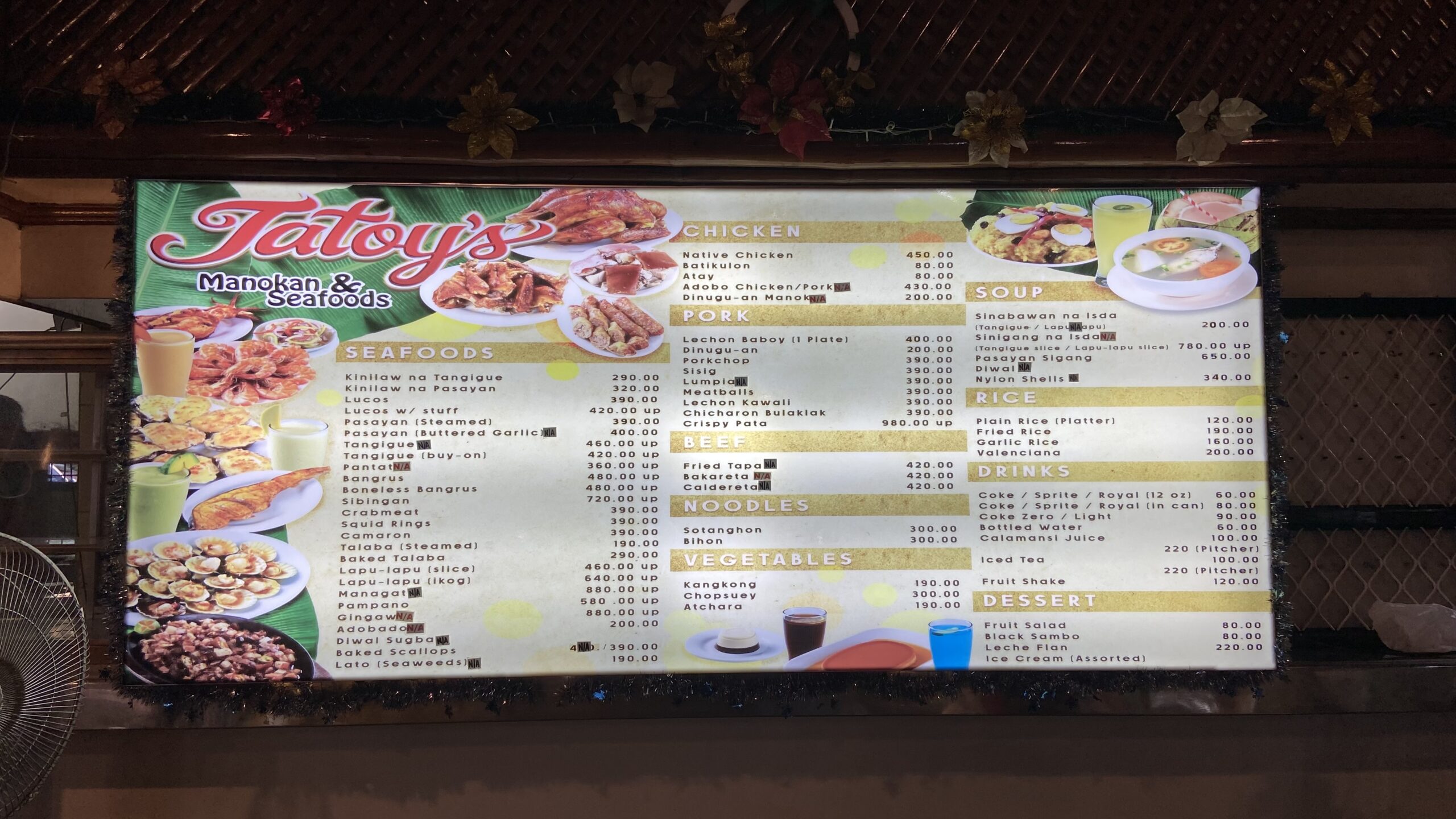 Tatoy's Manokan and Seafoods Iloilo