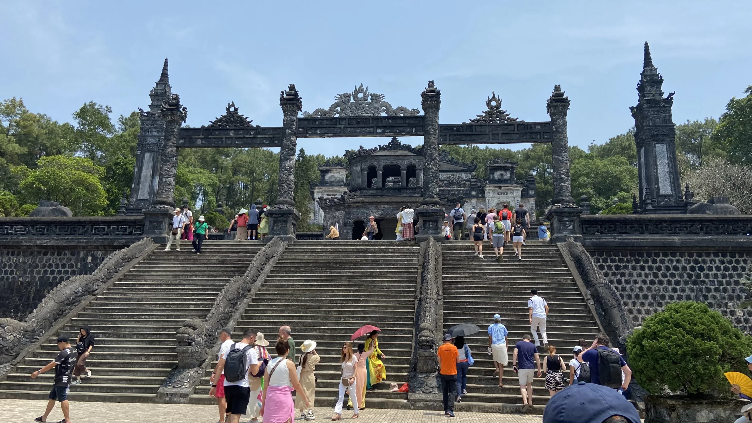 Mausoleum of Emperor Khai Dinh in Hue, Vietnam